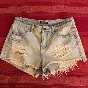 Billabong Distressed Jean Short
